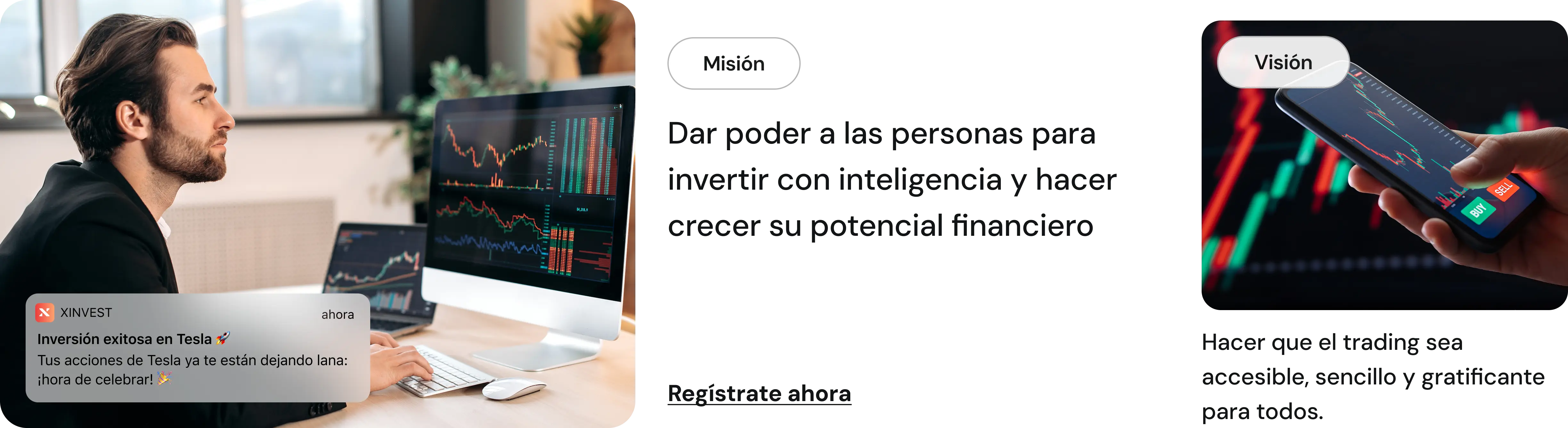 Mission: Empower individuals to invest smarter and grow their financial potential. Vision: Make trading accessible, simple, and rewarding for all..